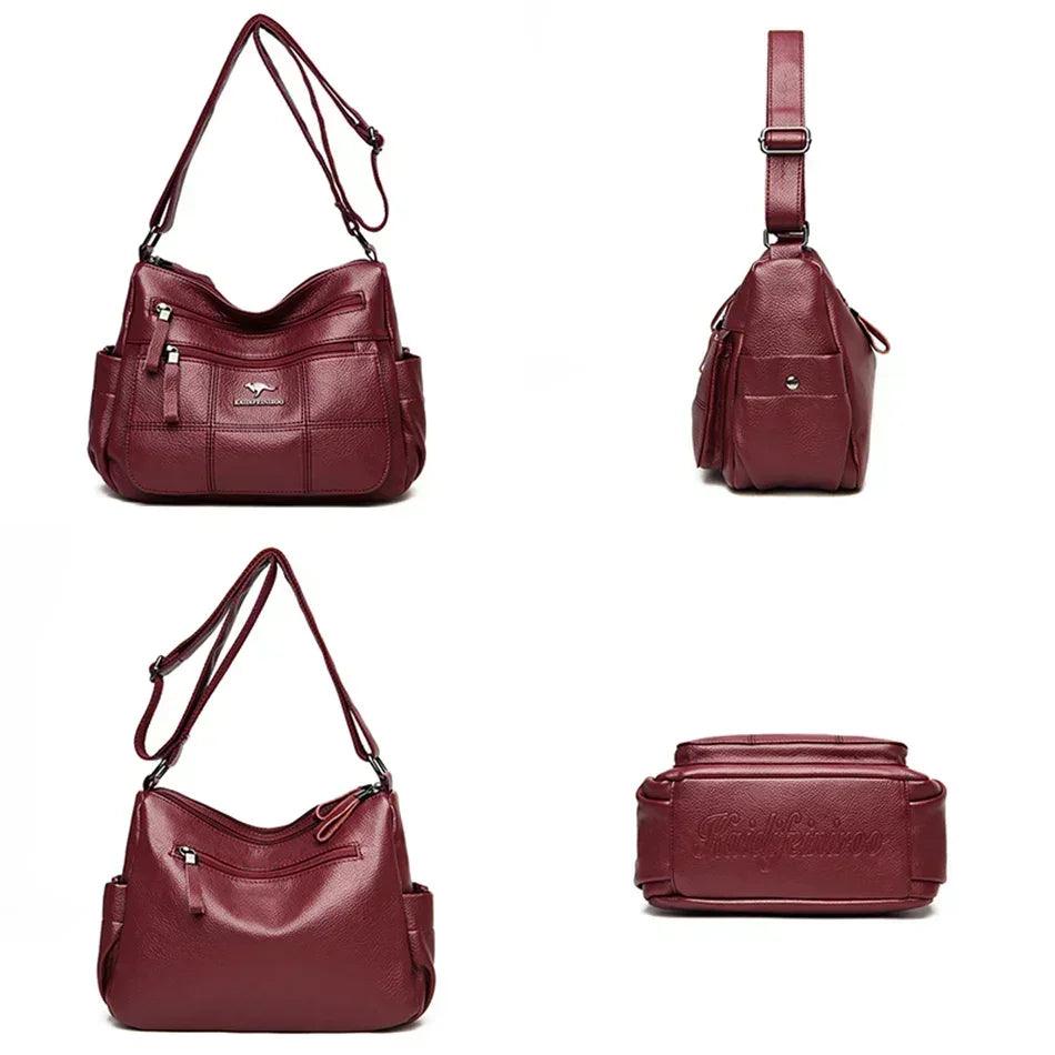 Genuine brand leather sac luxury handbags purse women bags designer shoulder crossbody messenger female 2021 waterproof