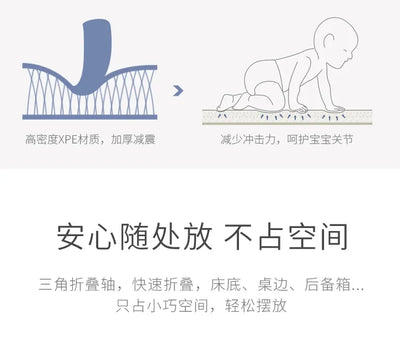 Baby Play Mats Activities Mats For Baby Game Mats Waterproof Children's Rug Kids Crawling Play Floor Carpets משטח פעילות לתינוק