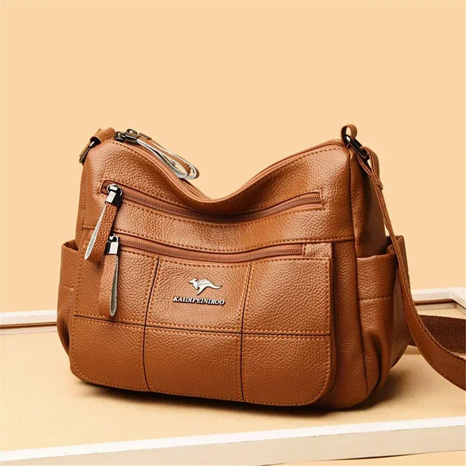 Genuine brand leather sac luxury handbags purse women bags designer shoulder crossbody messenger female 2021 waterproof