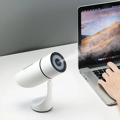 260ML Wireless Air Humidifier USB Aromatherapy Diffuser 1000mAh Rechargeable Battery Ultrasonic Cool Mist Maker Quiet Fogger