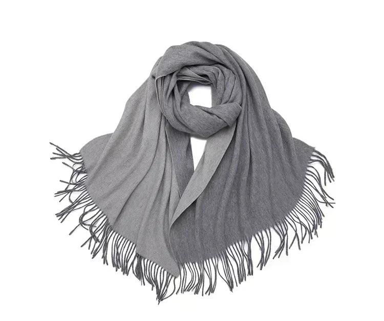 Soft cashmere big scarf for women shawl 200*70 cm real pashmina