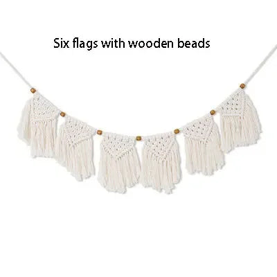 Wall Hanging Decoration Tassel Macrame Hand-Woven Tapestry Bohemian Boho Home Apartment Bedroom Livingroom Hotel Shop Mall Decor