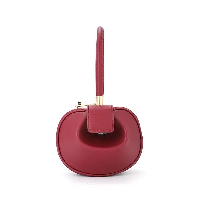 Bowling spherical women’s handbag luxury brand designer hobos bag fashion mini round shoulder bags pu leather female