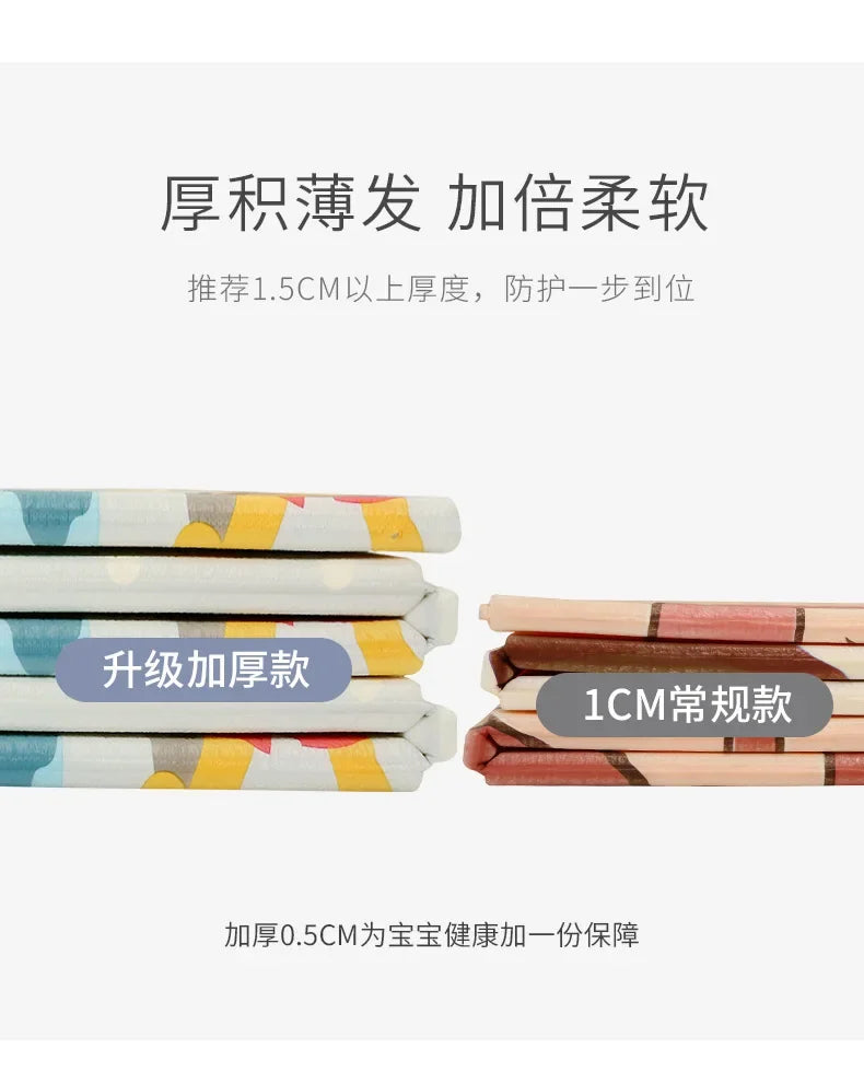 Baby Play Mats Activities Mats For Baby Game Mats Waterproof Children's Rug Kids Crawling Play Floor Carpets משטח פעילות לתינוק