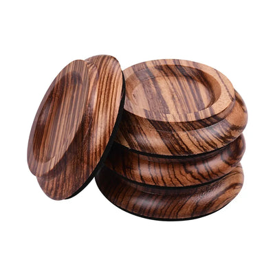 4pcs/Set Upright Piano Caster Cups Coaster Solid Wood with Anti-slip EVA Pad Piano Accessories