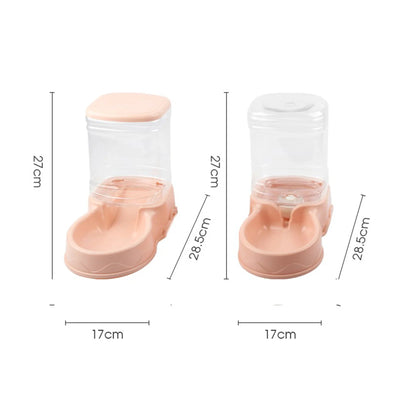 3.5L Automatic Pet Feeder Wate Food Dispenser for Small Medium Large Cat Dog Water Drinking Drinker Dish Small Medium Dog