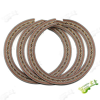 Ukulele Small Four-string Guitar Sound Hole Circle Rosewood Maple Abalone Color Shell Mosaic Caliber Pattern Ukulele Accessories