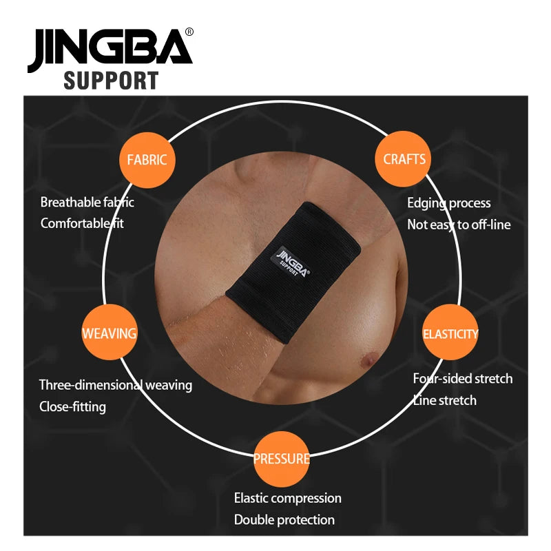 JINGBA SUPPORT 1PCS Weightlifting Bandage Wristband Support+boxing hand wraps hand band bandage support+Tennis Hand Ankle Brace