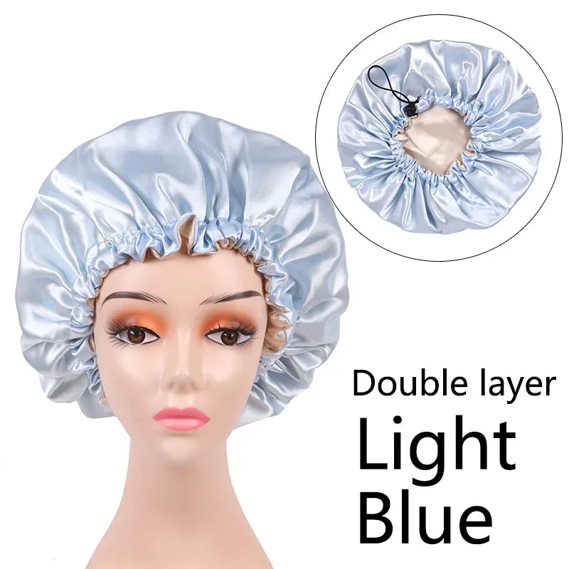 Satin Bonnet Silk Bonnet Hair Bonnet For Sleeping Satin Bonnet For Natural Hair Bonnets For Women Silk Bonnet For Natural Hair