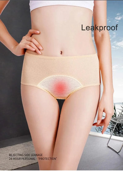 Leak Proof Menstrual Panties of Large Size Cotton Panties Women Sexy Physiological Underwear Plus Size Period Waterproof Briefs