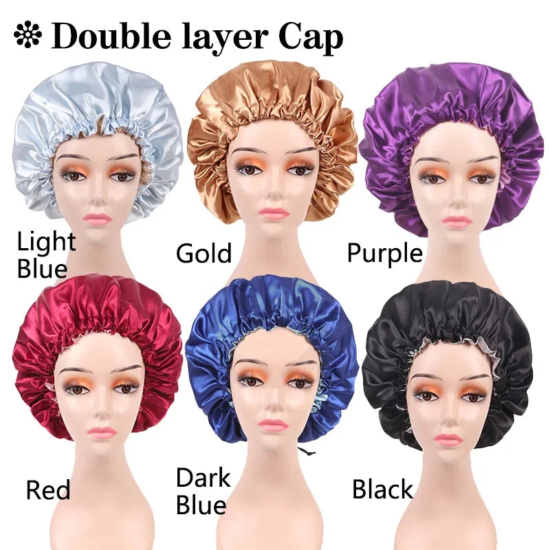 Satin Bonnet Silk Bonnet Hair Bonnet For Sleeping Satin Bonnet For Natural Hair Bonnets For Women Silk Bonnet For Natural Hair