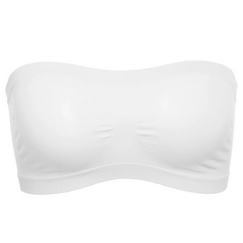 Women Invisible Bra Strapless Mesh