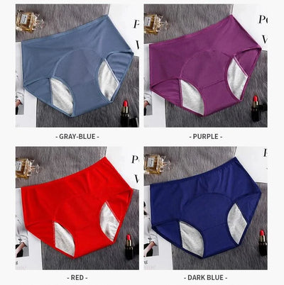 Leak Proof Menstrual Panties of Large Size Cotton Panties Women Sexy Physiological Underwear Plus Size Period Waterproof Briefs