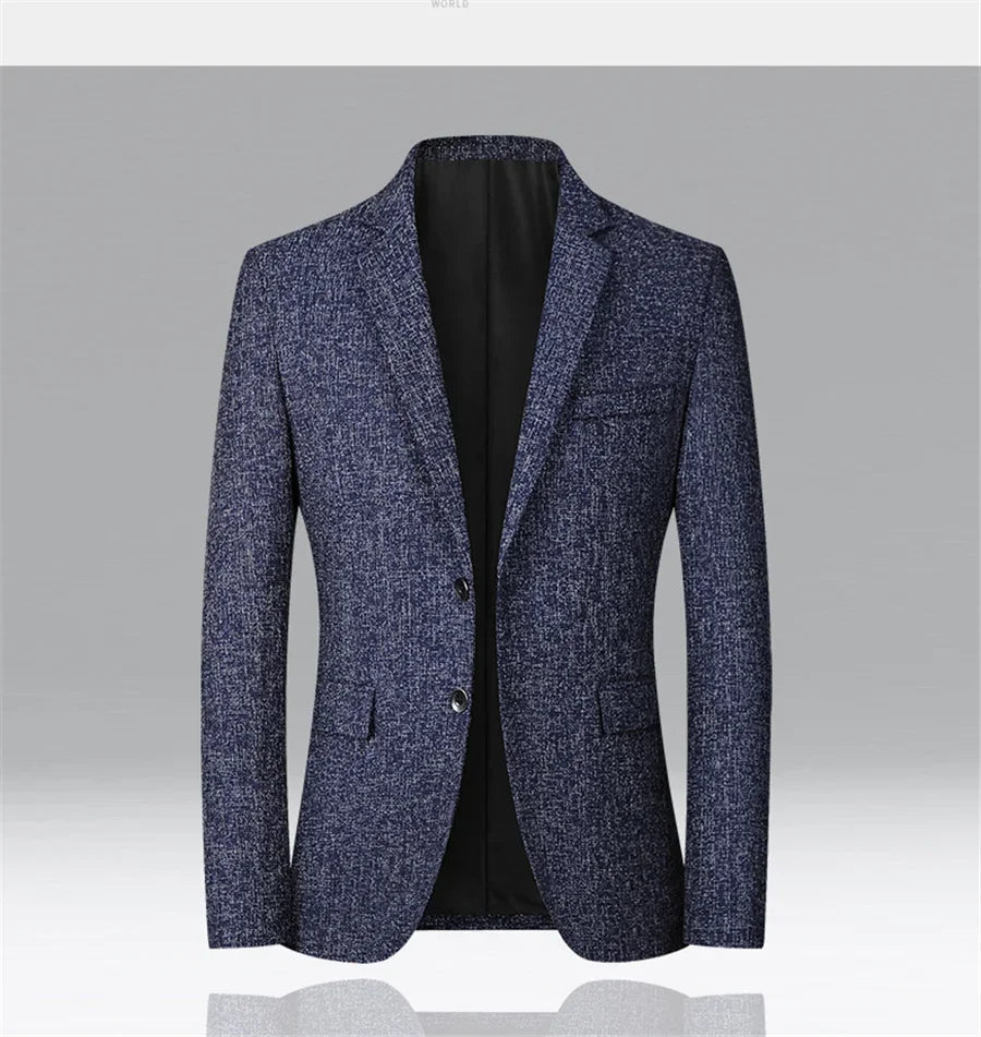 FGKKS 2023 Spring Autumn Blazers Men Fashion Slim Casual Business Handsome Suits Brand Men's Blazers Tops