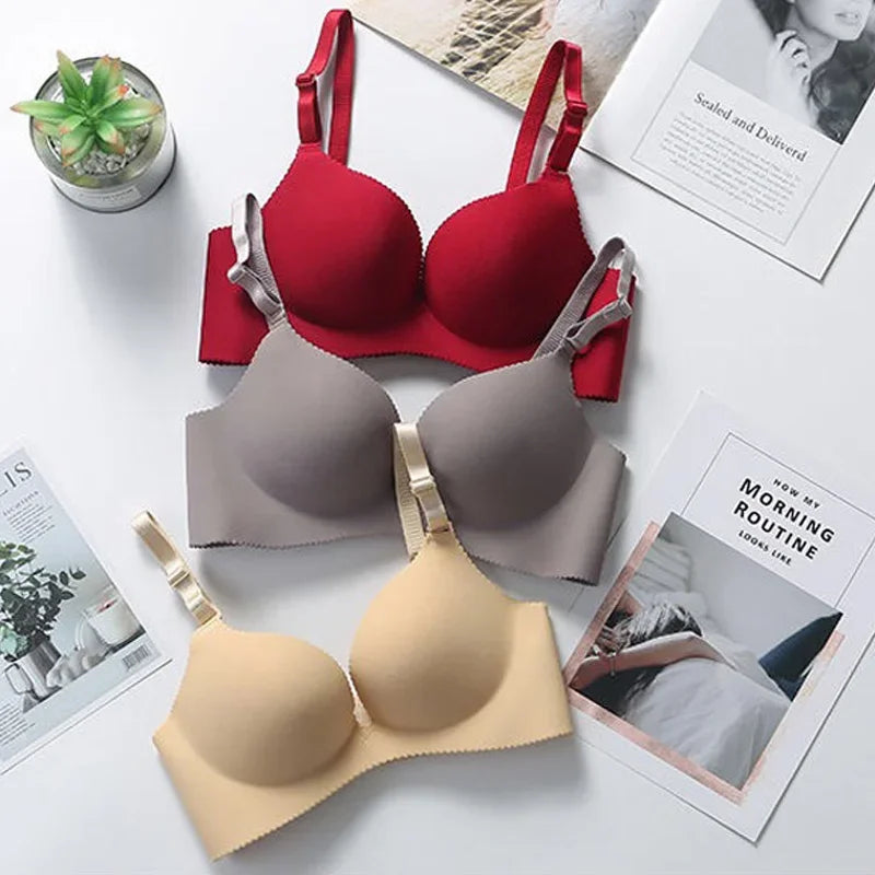 Women Push up Bra Bralette Plunge Wireless