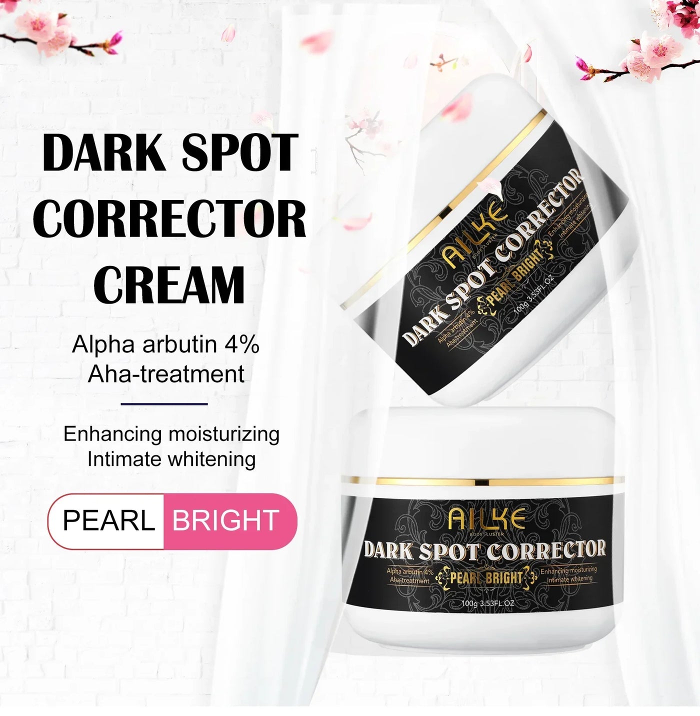 AILKE Dark Spot Corrector Cream, For Face & Body &Armpit,With Organic Arbutin,Intimate Whitening &Clear,Even Skin Tone skincare