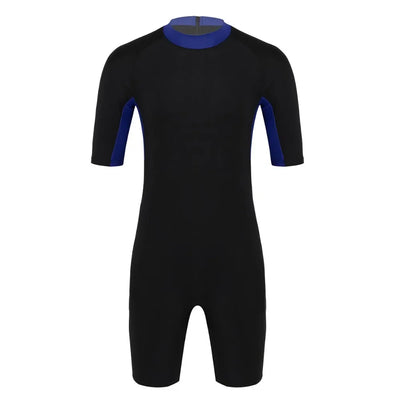 Swimwear Mens Leotard Swimsuit Shorty Wetsuit Diving Swimming Snorkeling Surfing Scuba Swim Bodysuit Jumpsuit Warm Swimwear