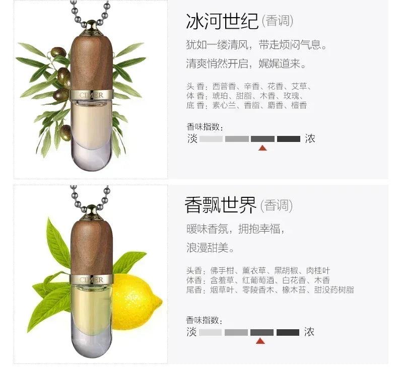 Luxury style car air freshener hanging perfume pendant auto essential oils bottle diffuser ornament accessories