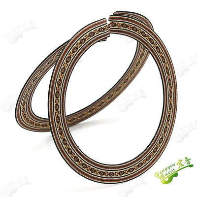 Ukulele Small Four-string Guitar Sound Hole Circle Rosewood Maple Abalone Color Shell Mosaic Caliber Pattern Ukulele Accessories