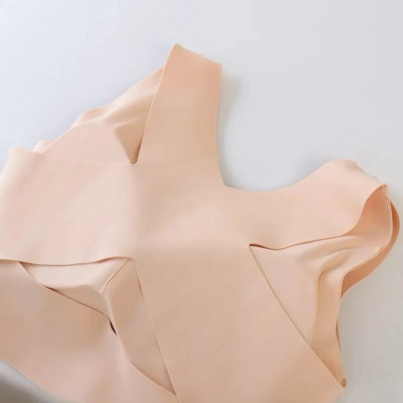 Women Push Up Bra Posture Corrector Bralette Front Closure Cross Back Tops