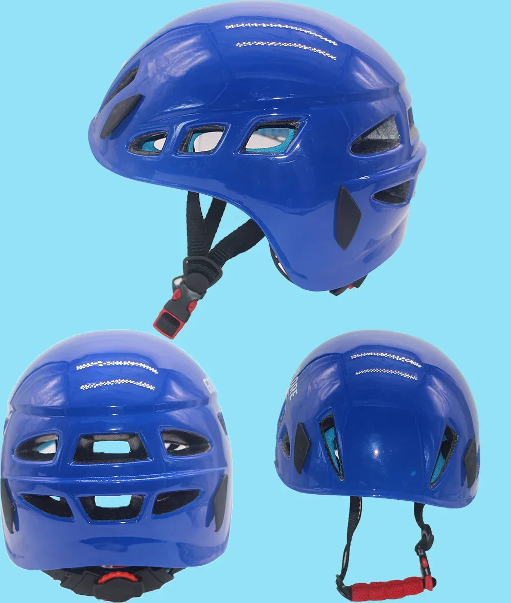 Goexplore Rock climbing Helmet Downhill Riding Mountaineering Tunnel Cable Drop Rescue Outdoor Equipment Sport Safety Helmet