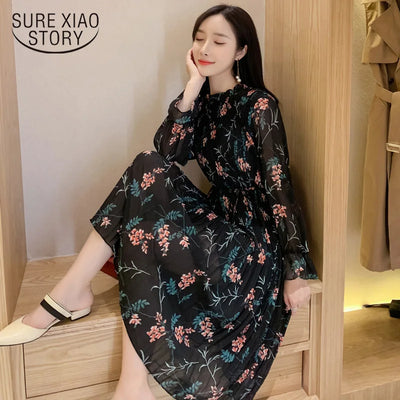 2021 Summer Striped Cotton Linen Long Dress Women Fashion Loose Vestidos Vintage V-neck Half Sleeve Dress for Women Loose