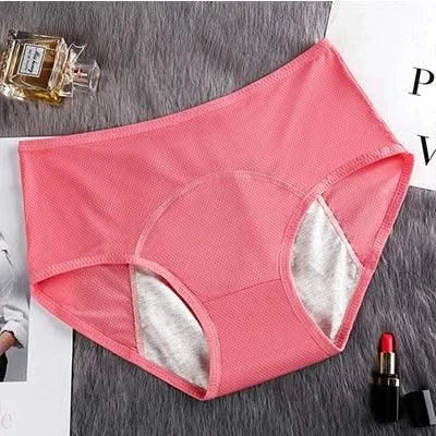 Leak Proof Menstrual Panties of Large Size Cotton Panties Women Sexy Physiological Underwear Plus Size Period Waterproof Briefs