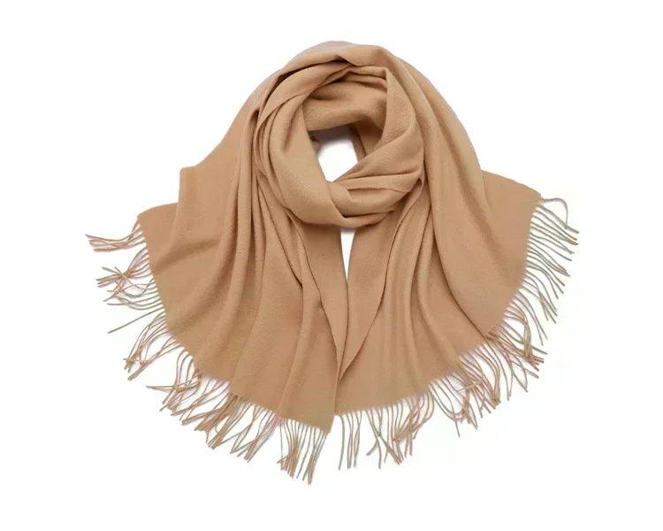 Soft cashmere big scarf for women shawl 200*70 cm real pashmina