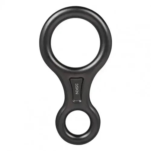 35KN Carabiner High Strength Wear-resistant Compact 8-shape 35KN Descender for Mountaineering