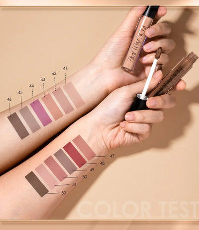 FOCALLURE Matte Liquid Lipstick Waterproof Long-lasting Lightweight Lip Gloss Lips Glaze Lips Tint Makeup for Women's Cosmetics