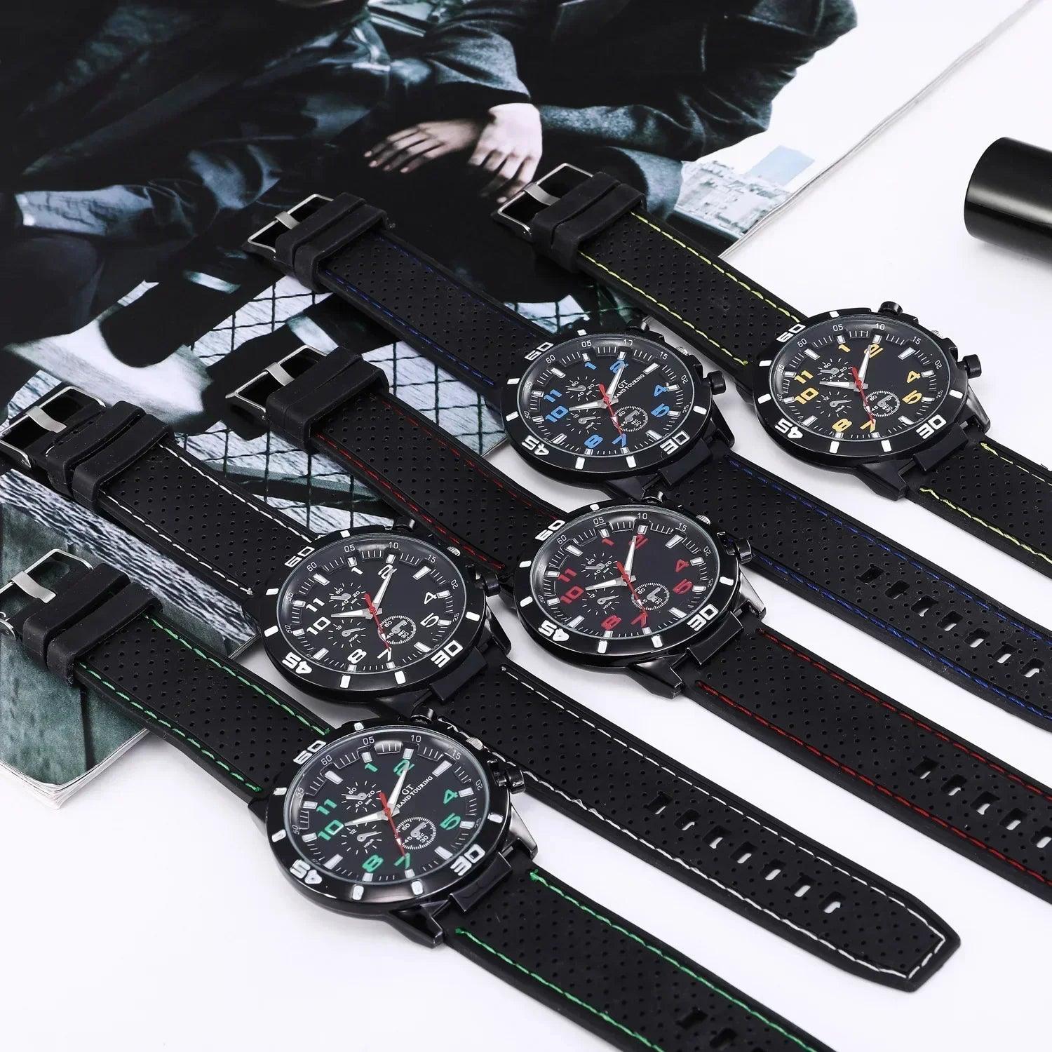 Fashionable casual men’s watch high-end classic silicone wholesale 066 male feminino zegarek damski
