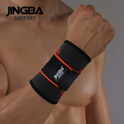 JINGBA SUPPORT 1PCS Weightlifting Bandage Wristband Support+boxing hand wraps hand band bandage support+Tennis Hand Ankle Brace