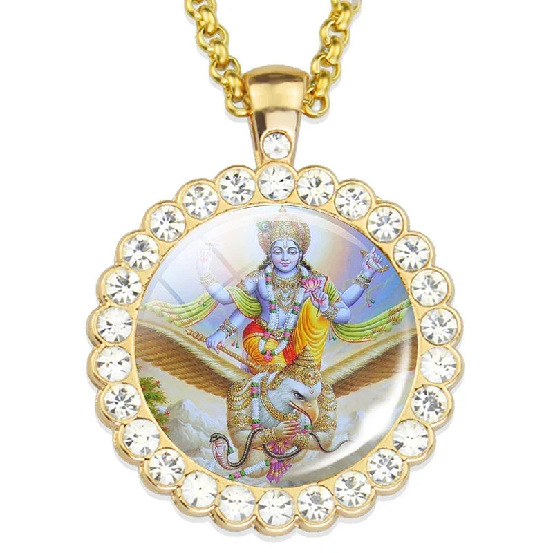 Lord Shiva Necklaces Shiva Nataraja Buddhist Jewelry Hinduism Lakshmi Pendant Amulet Necklace