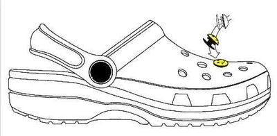 Single Sale 1pcs Cartoon Funny Shoe Charms PVC Accessories DIY Shoe Decoration For Clog Sandal Kids X-mas Gifts