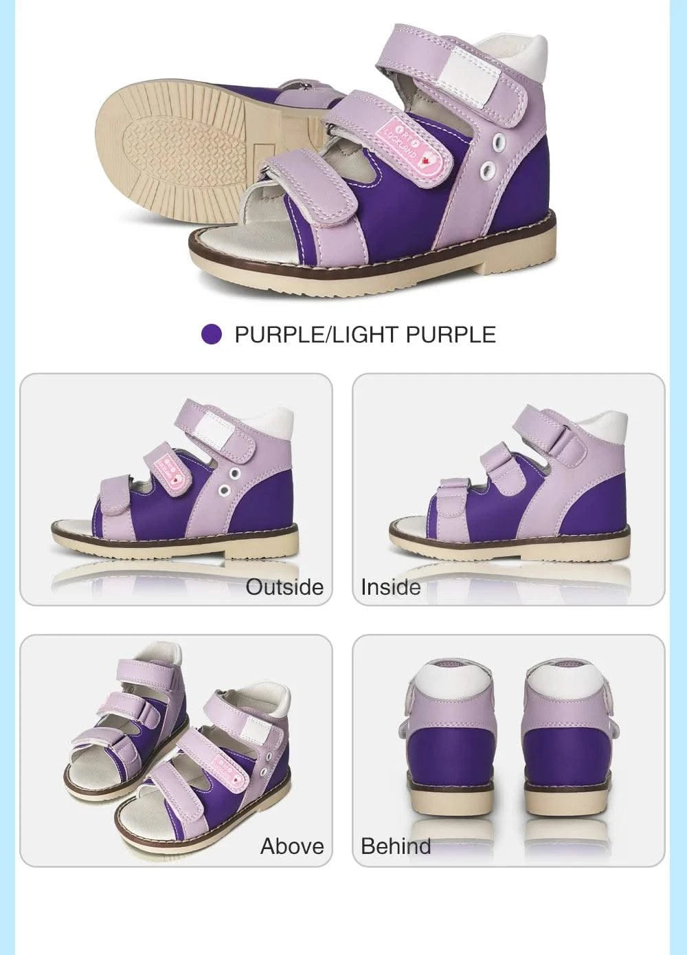 Children's Orthopaedic Footwear |  Flatfeet Sandals/ Shoes For Kids | Barefoot Princess Baby Toddler | Size20 21 22