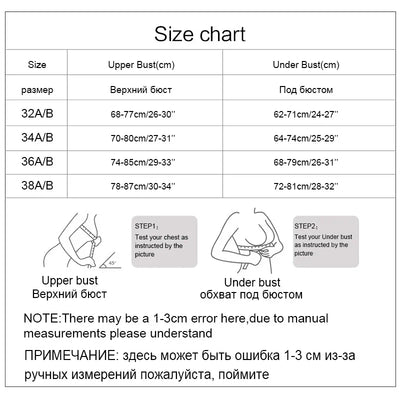 Summer Bra Women 3/4 Cup Bras Wireless