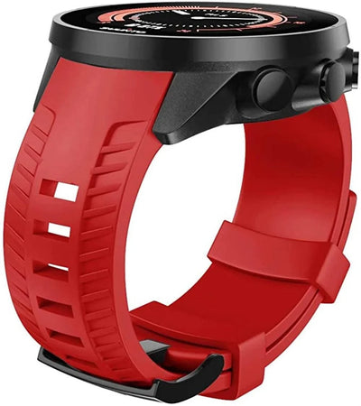 24mm Width Silicone Watch Strap for SUUNTO 9 Baro 24mm Bands Sport Silicone Watchband Replacement for SUUNTO 9 Smartwatches Band