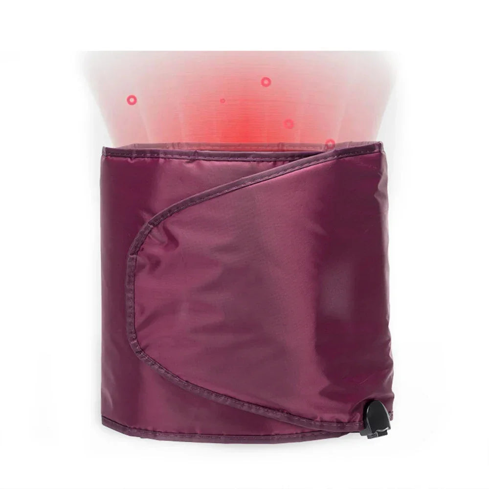 Far Infrared Heating Slimming Belt Waist Protection Warm Uterut Sauna Fat Burner Weight Loss for Women & Men EU US Plug