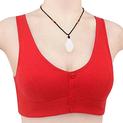 Front Closure Bras Women Removable Padded Bra