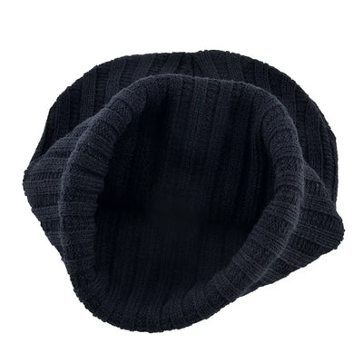 Knitted Beanies Hat Men Women Streetwear Hip Hop Skullies Beanies With Patch Boys Girls Knitting Solid Color Bonnet Hats Cap