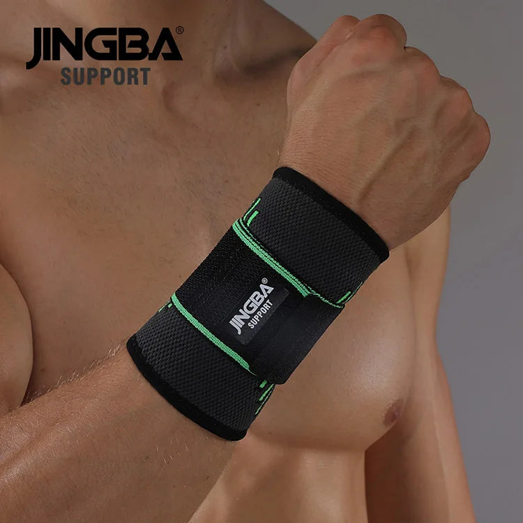 JINGBA SUPPORT 1PCS Weightlifting Bandage Wristband Support+boxing hand wraps hand band bandage support+Tennis Hand Ankle Brace