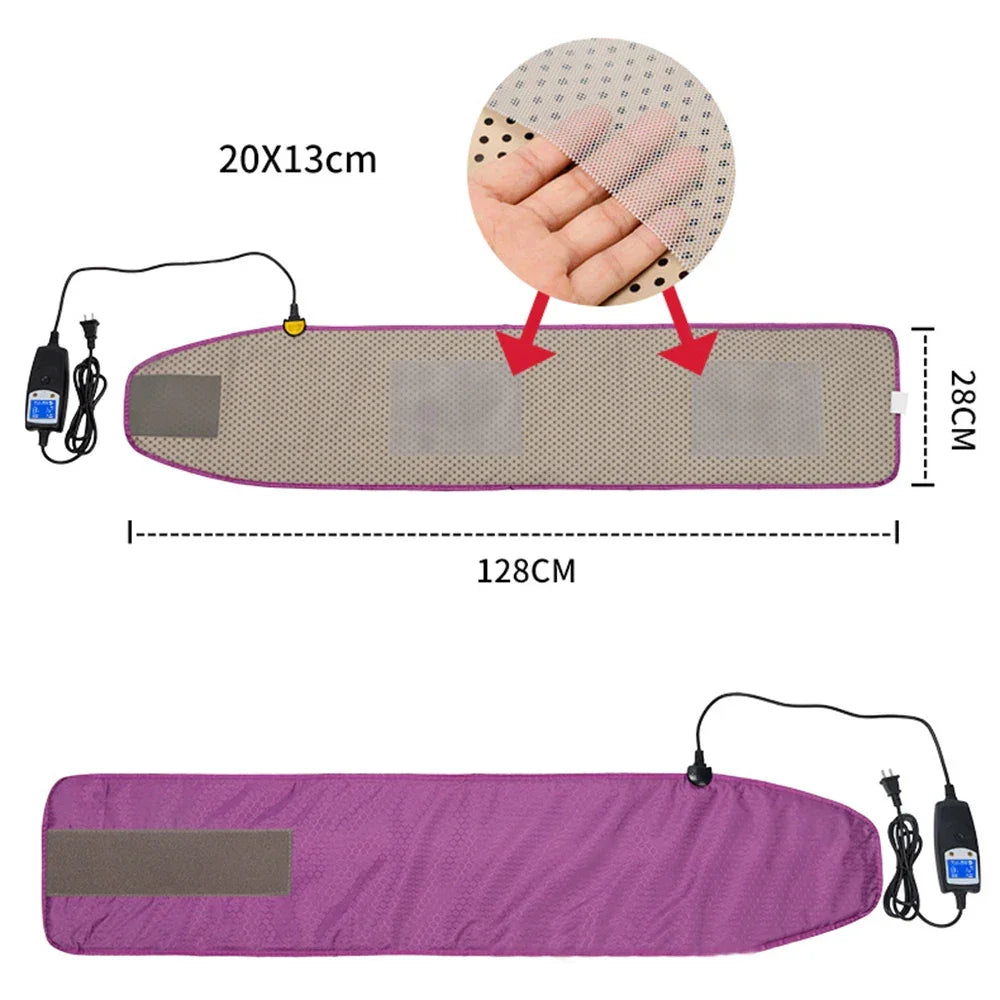 Far Infrared Heating Slimming Belt Waist Protection Warm Uterut Sauna Fat Burner Weight Loss for Women & Men EU US Plug
