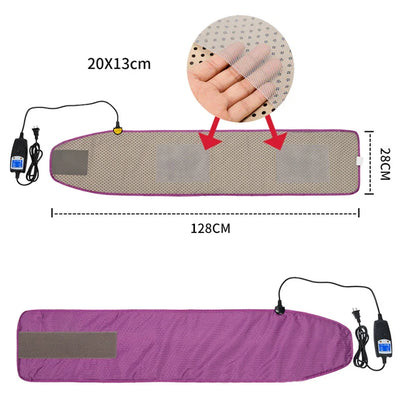 Far Infrared Heating Slimming Belt Waist Protection Warm Uterut Sauna Fat Burner Weight Loss for Women & Men EU US Plug