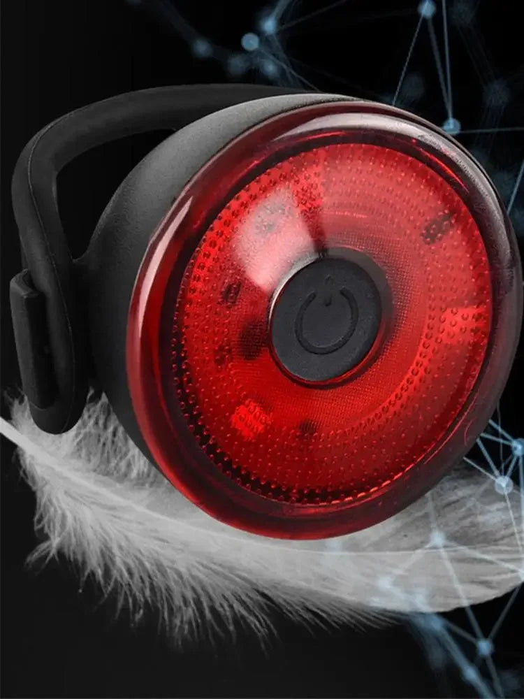 Bicycle Tail Lamp Headlight 400 Lumens Waterproof LED Warning Light Mountain Bike Luminous Night Riding Equipment Bike Lights