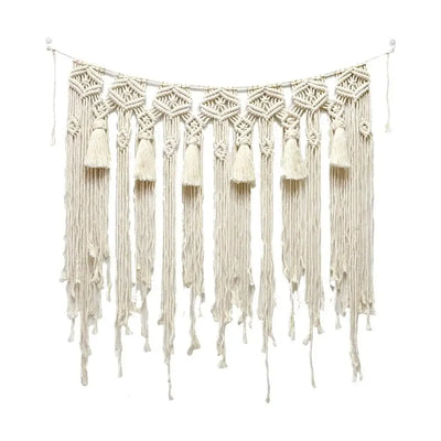 Macrame Wall Hanging Tapestry Home Decor Bohemian Tapestry Wall Art Decor Wedding Background Curtain Decorative Door Curtain