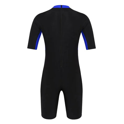 Swimwear Mens Leotard Swimsuit Shorty Wetsuit Diving Swimming Snorkeling Surfing Scuba Swim Bodysuit Jumpsuit Warm Swimwear