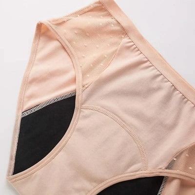 Women Menstrual Period Panties Underwear 4 Layers Plus Size Heavy Flow Absorbency Leakproof Physiological Sanitary Lingerie