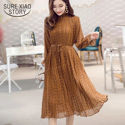 2021 Summer Striped Cotton Linen Long Dress Women Fashion Loose Vestidos Vintage V-neck Half Sleeve Dress for Women Loose
