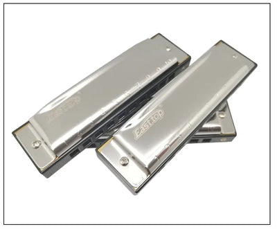 EASTTOP T10-3-3 set of 3 of Diatonic Harmonica 10 Hole 20 Tone Blues Diatonic Harmonica for Adults Beginners Professionals
