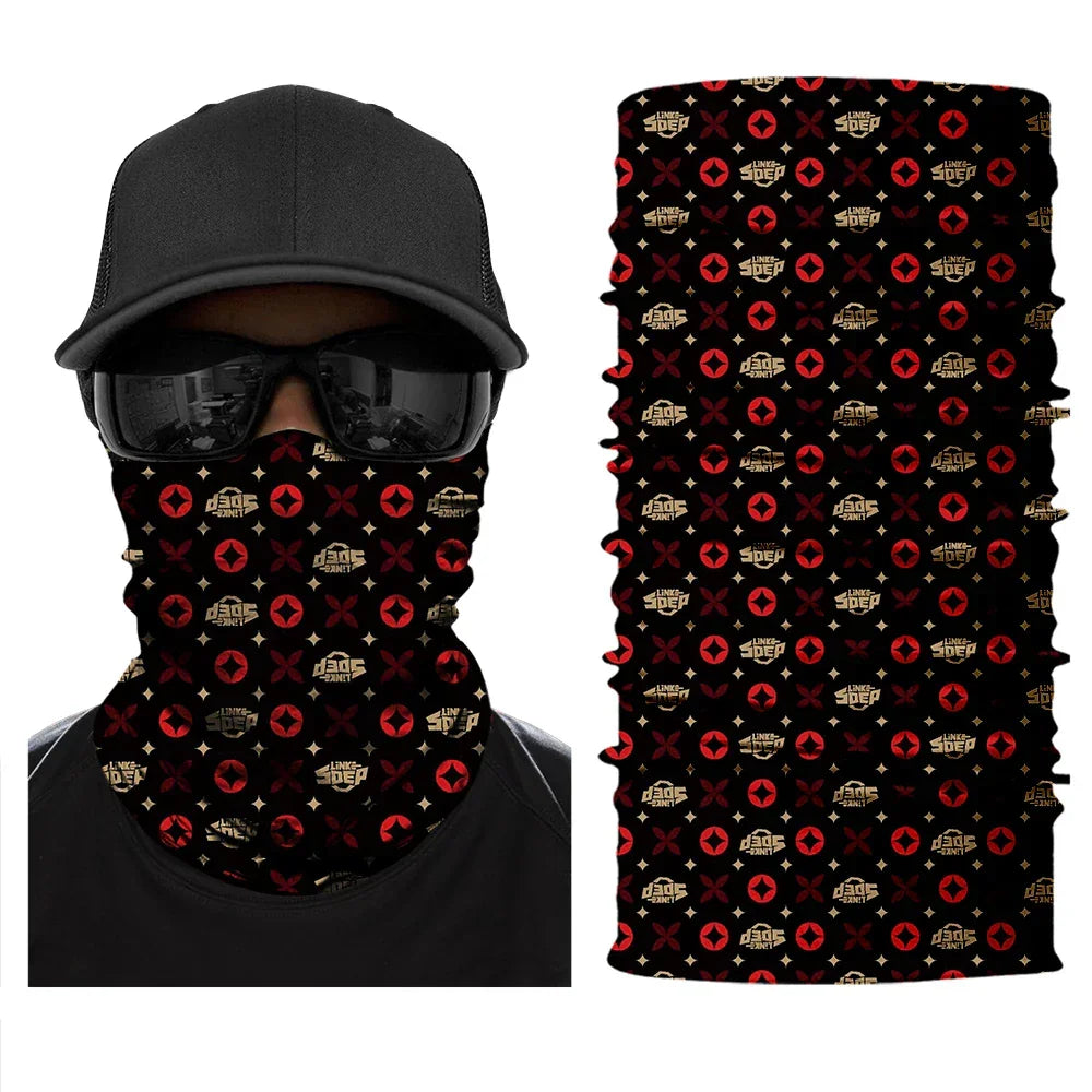 Customized Tube Scarf Seamless Bandana Masks Headband Cycling Caps Neck Gaiter Outdoors Neck Warmer Motorcycle Face Shield 50PCS